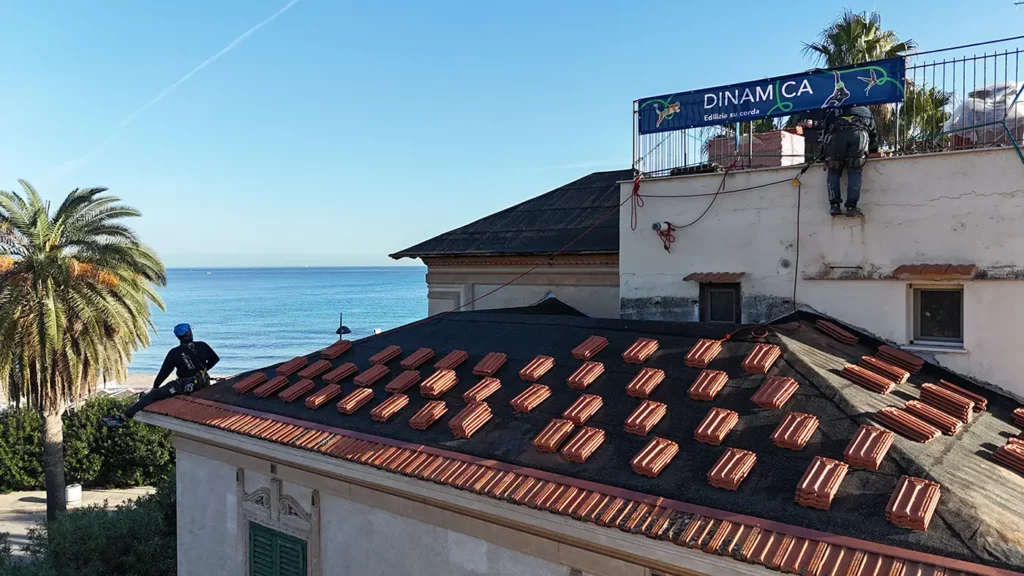 ristrutturazione villa Palermo in edilizia acrobatica