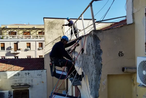 rifacimento edificio con edilizia alternativa
